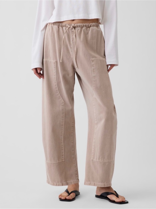 GAP Pants - GAP Easy Double-Knee Barrel Pants in Wicker Tan